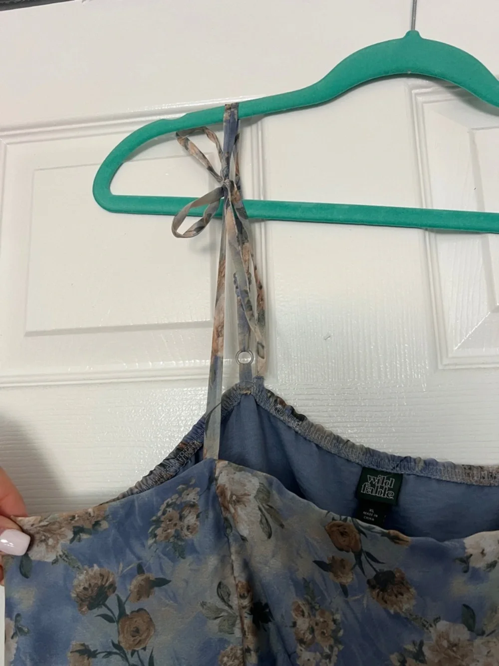 wild fable Blue Floral Maxi Dress - Picture 5 of 7